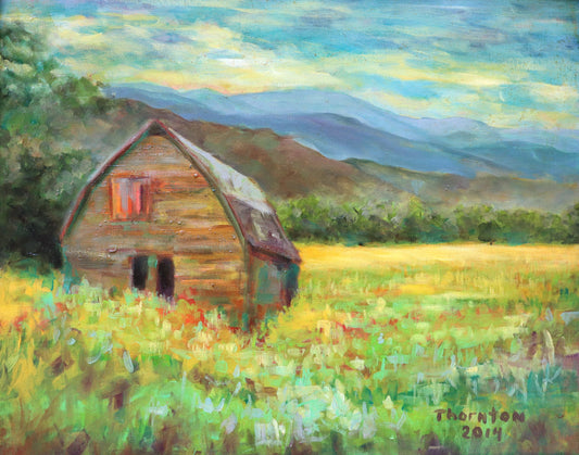 Old Barn, Blue Ridge - Poster